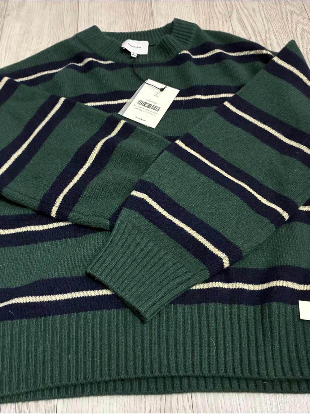 Brand New Reformation Cove Cashmere Oversized Crew